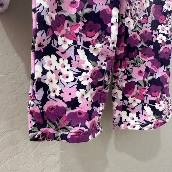 Gymboree Purple Embroidered Owl Sweater & Floral Leggings Outfit - Picture 6 of 9